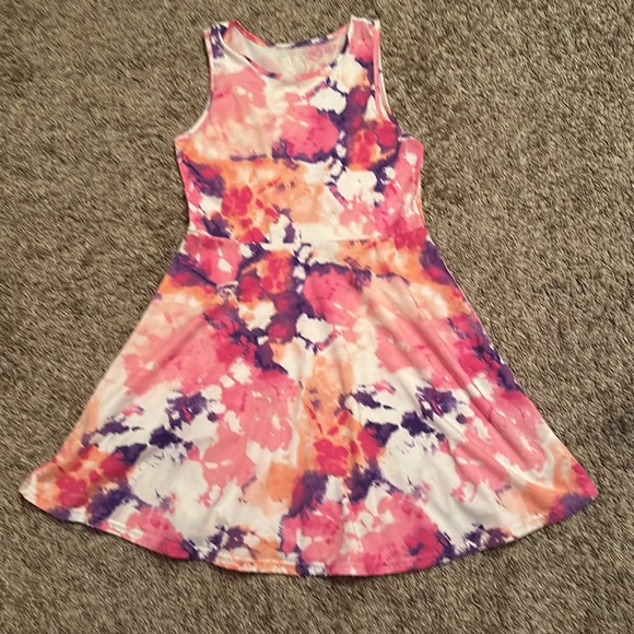 THE CHILDREN’S PLACE Girls Print Skater Dress Size 10/12 - Picture 2 of 3